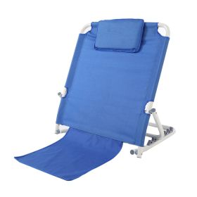 Portable Folding Adjustable Stainless Steel Disability Backrest Bed Support Beach Travel Lounge