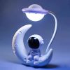 Creative Moon Astronaut Nightlight, LED Small Desk Lamp For Bedroom Decoration, Christmas Gift Modern Desk Lamp For Bedroom Decor