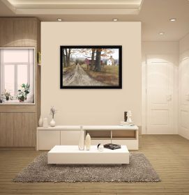 Trendy Decor 4U "The Road Home" Framed Wall Art, Modern Home Decor Framed Print for Living Room, Bedroom & Farmhouse Wall Decoration by Billy Jacobs