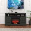 Fireplace TV Stand for TVs up to 65", Entertainment Center with 23" Electric Fireplace