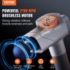 VEVOR Massage Gun Deep Tissue, Percussion Muscle Massager for Athletes - with 8 Speed Levels & 6 Massage Heads, 16V 2500mAh Batteries