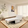 Modern Corduroy Sofa Bed,Couch Chair,Sleeper Bed,Small Lounge Sofa w/Reclining Backrest,Furniture for Living Room,Bedroom