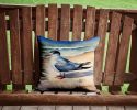 Tern Resting Throw Pillow Machine Washable, Indoor Outdoor Decorative Pillow for Couch, Bed or Patio, 14Hx14W