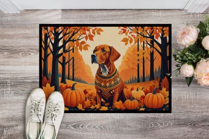 Vizsla Fall Doormat Front Door Mat Indoor Outdoor Rugs for Entryway, Non Slip Washable Low Pile, 24H X 36W