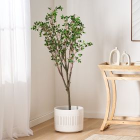 59 Inch Artificial Milan Leaf Bonsai, Artificial Tree Plants for Home Bedroom Living Room