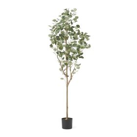 71 Inch Artificial Eucalyptus Tree for Home Decor