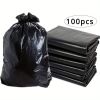 1.7mil 33 Gallon Trash Bags - Thick Heavy Duty Black Trash Bags for Yard, Lawn, Home and Business (100 Count) 32" x 39"