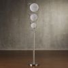 Luxurious Living Room Floor Lamp 1pc Sparkling Decorative Designer Home Decor Floor Lamp, 3 Wire-Wrapped Balls Night Light