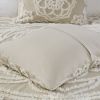 Tufted Cotton Chenille Medallion Fringe Coverlet Mini Set