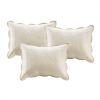 6 Piece Reversible Scalloped Edge Daybed Cover Set Cream Daybed