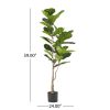 59 Inch Artificial Fiddle Leaf Fig Tree