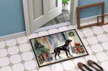 German Shorthaired Pointer Cozy Christmas Doormat Front Door Mat Indoor Outdoor Rugs for Entryway, Non Slip Washable Low Pile, 24H X 36W