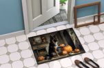 Belgian Tervuren Fall Kitchen Pumpkins Doormat Front Door Mat Indoor Outdoor Rugs for Entryway, Non Slip Washable Low Pile, 24H X 36W