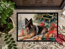 Belgian Tervuren Cozy Christmas Doormat Front Door Mat Indoor Outdoor Rugs for Entryway, Non Slip Washable Low Pile, 24H X 36W