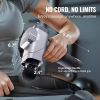 VEVOR Massage Gun Deep Tissue, Percussion Muscle Massager for Athletes - with 8 Speed Levels & 6 Massage Heads, 16V 2500mAh Batteries