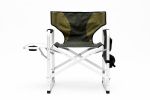 1-piece Padded Folding Outdoor Chair with Side Table and Storage Pockets,Lightweight Oversized Directors Chair for indoor, Outdoor Camping