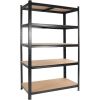 2000LBS Garage Shelving 72''H Storage Shelves Heavy Duty Shelving 5 Tier Metal Shelves for Garage Shelves 35.5"W x72"H x 15.8"D