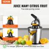 VEVOR Electric Citrus Juicer, Orange Juice Squeezer with Two Size Juicing Cones, 300W Stainless Steel Orange Juice Maker with Soft Grip Handle