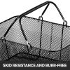 VEVOR Shopping Baskets with Handles, 12PCS, Black Metal Shopping Basket, Portable Wire Shopping Basket