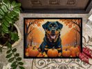 Rottweiler Fall Doormat Front Door Mat Indoor Outdoor Rugs for Entryway, Non Slip Washable Low Pile, 24H X 36W