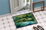 Crocodile Doormat Front Door Mat Indoor Outdoor Rugs for Entryway, Non Slip Washable Low Pile, 24H X 36W