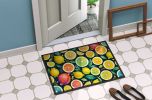 Colorful Lemons Doormat Front Door Mat Indoor Outdoor Rugs for Entryway, Non Slip Washable Low Pile, 24H X 36W