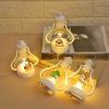 Christmas Portable LED Light Table Decor Santa Claus Snowman Xmas Elk Angel Decor Merry Christmas Lamp Christmas Tree Pendant