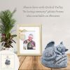 1pc Cat Memorial Stone Or Resin Statue, Beautifully Packaged Memorial Gift, For Cats Or Loss Of Cat Sympathy Gift