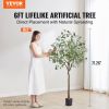 VEVOR Artificial Eucalyptus Tree, 6 FT Tall Faux Plant, Secure PE Material & Anti-Tip Tilt Protection Low-Maintenance Plant