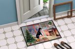 Great Dane Christmas Cookies Doormat Front Door Mat Indoor Outdoor Rugs for Entryway, Non Slip Washable Low Pile, 24H X 36W