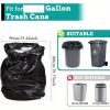 1.7mil 33 Gallon Trash Bags - Thick Heavy Duty Black Trash Bags for Yard, Lawn, Home and Business (100 Count) 32" x 39"