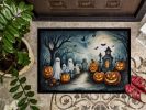 Ghosts Spooky Halloween Doormat Front Door Mat Indoor Outdoor Rugs for Entryway, Non Slip Washable Low Pile, 24H X 36W