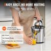 VEVOR Electric Citrus Juicer, Orange Juice Squeezer with Two Size Juicing Cones, 300W Stainless Steel Orange Juice Maker with Soft Grip Handle