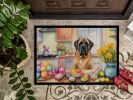 Decorating Easter Mastiff Doormat Front Door Mat Indoor Outdoor Rugs for Entryway, Non Slip Washable Low Pile, 24H X 36W