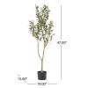 47 inch Artificial Olive Tree