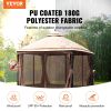 VEVOR Patio Gazebo for 10-12 Person, 10 x 13 FT Backyard Gazebo, with Mosquito Netting, Metal Frame, and PU Coated 180G Polyester