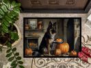 Belgian Tervuren Fall Kitchen Pumpkins Doormat Front Door Mat Indoor Outdoor Rugs for Entryway, Non Slip Washable Low Pile, 24H X 36W