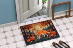 Akita Fall Doormat Front Door Mat Indoor Outdoor Rugs for Entryway, Non Slip Washable Low Pile, 24H X 36W