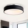 15.75 INCH Semi Flush Mount Ceiling Light Fixture, Modern Farmhouse LED Ceiling Light 1 Color (3000K)