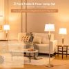 3 Piece Lamp with Set Modern Floor Lamp and 2 Table Lamps