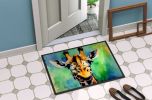 Giraffe Doormat Front Door Mat Indoor Outdoor Rugs for Entryway, Non Slip Washable Low Pile, 24H X 36W