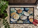 Sand Dollars Doormat Front Door Mat Indoor Outdoor Rugs for Entryway, Non Slip Washable Low Pile, 24H X 36W