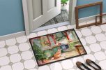 Corgi Christmas Cookies Doormat Front Door Mat Indoor Outdoor Rugs for Entryway, Non Slip Washable Low Pile, 24H X 36W