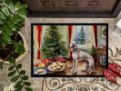 Weimaraner Christmas Cookies Doormat Front Door Mat Indoor Outdoor Rugs for Entryway, Non Slip Washable Low Pile, 24H X 36W