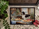 English Cocker Spaniel Christmas Cookies Doormat Front Door Mat Indoor Outdoor Rugs for Entryway, Non Slip Washable Low Pile, 24H X 36W