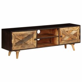 vidaXL TV Cabinet Solid Mango Wood 140x30x45 cm