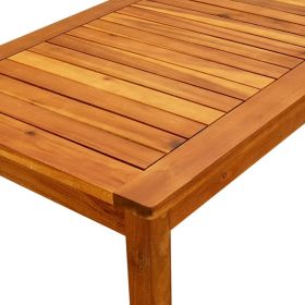 vidaXL Garden Coffee Table 90x50x36 cm Solid Acacia Wood