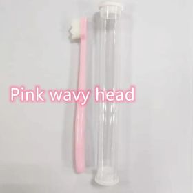 Micron Soft Toothbrush (Option: Pink wavy head)