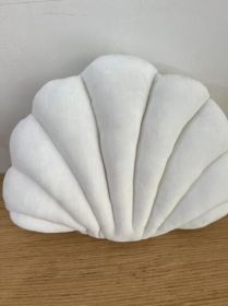 Simulation Shell Pillow Cushion Doll Nap Pillow (Option: White-L)