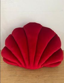 Simulation Shell Pillow Cushion Doll Nap Pillow (Option: Big red-L)